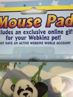 Webkinz Mouse Pad Feature Code Enclosed Panda Monkey Hippo Tiger Frog Sealed