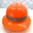 Bnsf Railway Vintage Circle cross Logo Hardhat Bullard Full wide Brim Made Usa