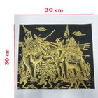 Art Fabric Silk Printing Screen Crafts Traditional Ancient War Historical Pic