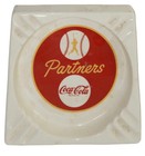 Antique Coca-cola Gas Station Ashtray 7 5   x1   
