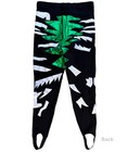 Black Green Silver Wrestling Tights Size Large 36-38  Waist  Tights Gear