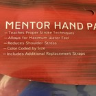 Tyr Swim Mentor Hand Paddle Size Large Blue