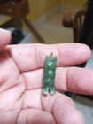 Vintage Antique Jade Or Jadeite Carved Owl Bird Pendant Charm Asian Chinese