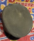 Vintage Train Conductor Hat Cap Worn Thrashed As Is