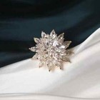 Exquisite Style Women Men Crystal Snowflake Badges Corsages Rhinestone Brooch