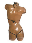 New Exotic Dancer Thong Bikini 2 Piece Set  Hologram  A b Cup