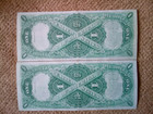 Rare 1917  1 One Dollar Large-size Consecutive Notes  Crisp  Very Nice  Au au 