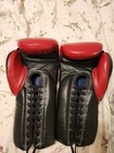 Brand New Never Used Angeles 16 Oz Red And Black Boxing Gloves
