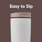 Owala Smoothsip Slider Insulated Stainless Steel 20 Ounces  Vanilla Bean