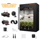 Spider Farmer 4x2 Grow Tent Complete Kit Sf 2000 Led Grow Light Inline Fan