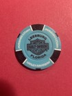 Harley Davidson  gator  Leesburg Florida Dealer Poker Chip Blue black