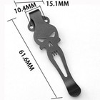 Titanium Deep Carry Pocket Clip For Spyderco C41 Native 5 Lightweight Frn Knifes