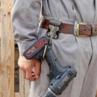 Tourbon Leather J Hook Tool Holster W belt Loop Hang Power Drill saw wire Holder