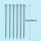 Straight Pins 500pcs Stainless Steel Dressmaker Pins For Sewing Fabric Crafts