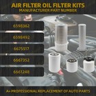 Filter Kit Oil Fuel Diesel Air Inner For Bobcat 763 T140 T180 T190 Skid Steer