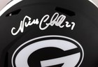 Nick Chubb Autographed Georgia Bulldogs F s Eclipse Speed Helmet- Beckett W