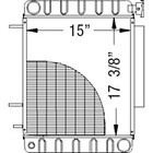 9828621 Radiator Mg9828621 Fits Massey Ferguson Diesel Tractor 575