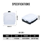 Aquarium Fish Tank Adjustable Quiet Airator Pump For 30-120 Gallon Aquariums