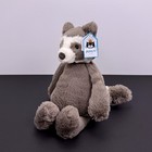 Jellycat Medium Bashful Raccoon     Soft Plush Toy Retired Brown Collectible Nwt