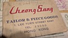 1956 Order Form Hong Kong Tailor Cheong Sang