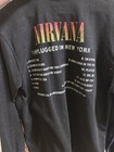 Nirvana Unplugged In New York Black Sweatshirt Size L Rock   Pop Music