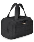 Travel Toiletry Bag  Lightweight Large Wide-open Travel Bag For Women  Black