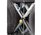 Calzo Estabilizador Xl En X Para Rv Doble Eje Con Cerradura  Ajuste Con Taladro