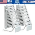 1500 Lbs Steel Foldable Loading Ramps Tri-fold Truck Ramp For Lawn Mower Truck