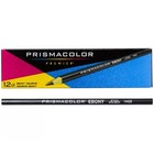 Prismacolor Ebony 14420 Drawing Pencils  Jet Black  Extra Smooth  Box Of 12