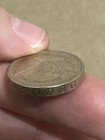 1983 Queen Elizabeth Ii One Pound Coin - Error On Side Coin