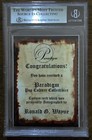 Apple Founder Ronald Wayne Signed Authentic Autograph Beckett Bgs Rare