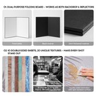 10-piece Double-sided Matte Photography Backdrop Set With Brackets And Clamps