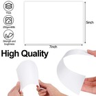 60 Pcs White Blank Cardstock 5x7 Inch 250gsm 90lb Thick Paper Invitations