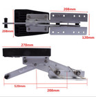 Isure Heavy Duty Marine Boat Aluminum Outboard Motor Bracket Mount Auxiliary