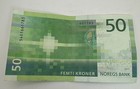 Norway 50 Kroner 2017 - P-53a Norges Bank - 50 Nok Banknote - Norwegian Currency