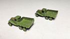 Rare Vintage Pair Ho Ww2 Russian Soviet Cccp Military Gaz Aaa Trucks - Metal