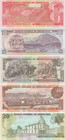 Honduras Set  1-2-5-10-20 Lempira  2019 2022  Uncirculated 5 Note Set