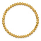 1 20 14k Gold Filled Women s 4mm Stardust Beaded 6 5  Flexible Stretch Bracelet