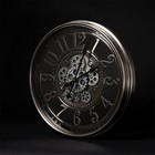 21 Inch Moving Gear Wall Clock Modern vintage Industrial Steampunk Exposed Ge   