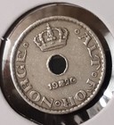 Vintage 1926 10 Ore Norwegian Small Coin  Norway 