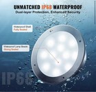 Inground Led Pool Light 10in 40w Rgbw Color Changing Inground Pool Lights 120v