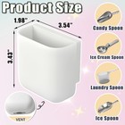 Self-adhesive Ice Scoop Holder  Wall Mount For Freezer   Ice Machine