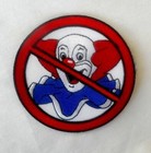 No Bozos   Patch No Clowns Van Halen Eddie Van Halen Sew On Embroidered Patch