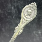 A  Skinner Boston Large Pure Coin Silver Spoon Greek Medallion 8 5  American