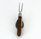 Folding Fork  Knife    Spoon Combination Utensil - Civil War Reenactment Utensil