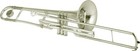 Jupiter Jtb700v Series Bb Valve Trombone Silver Plated Yellow Brass Bell
