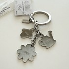 Coach Garden Mix Key Fob Multicolor Charm Keychain Nwt