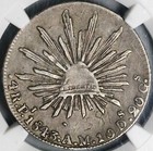 1843-pi Am Ngc Xf Mexico 4 Reales Potosi Mint Cap Rays Scarce Coin  23040104c 