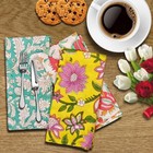 10 Pc Cotton Dinner Napkins 16x16 Inch  Hand Block Printed Reusable Cloth