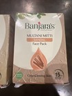 Lot Of Two 4 Packs Of Banjaras Multani Mitti Face Pack Sandle And Orange 